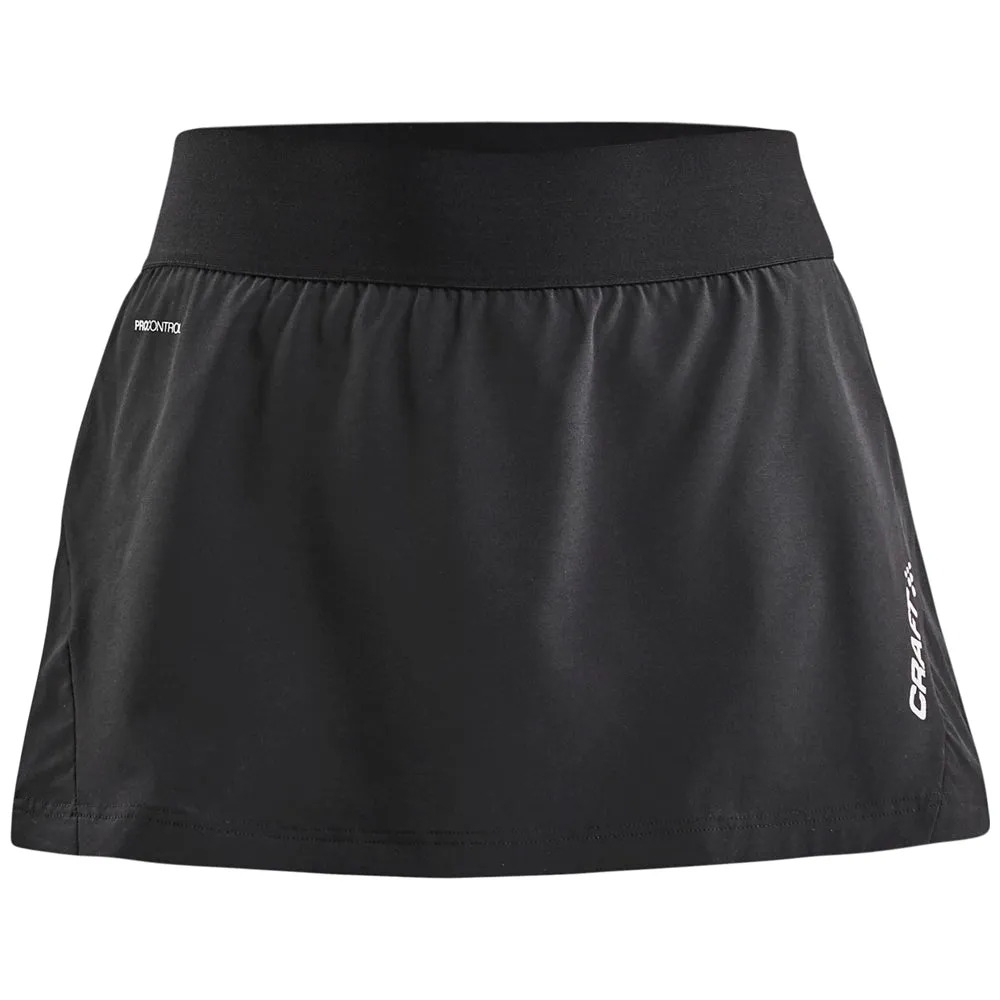 Craft Skirt Pro Control Impact Dames Zwart - Best Women's Black Tennis Skirt