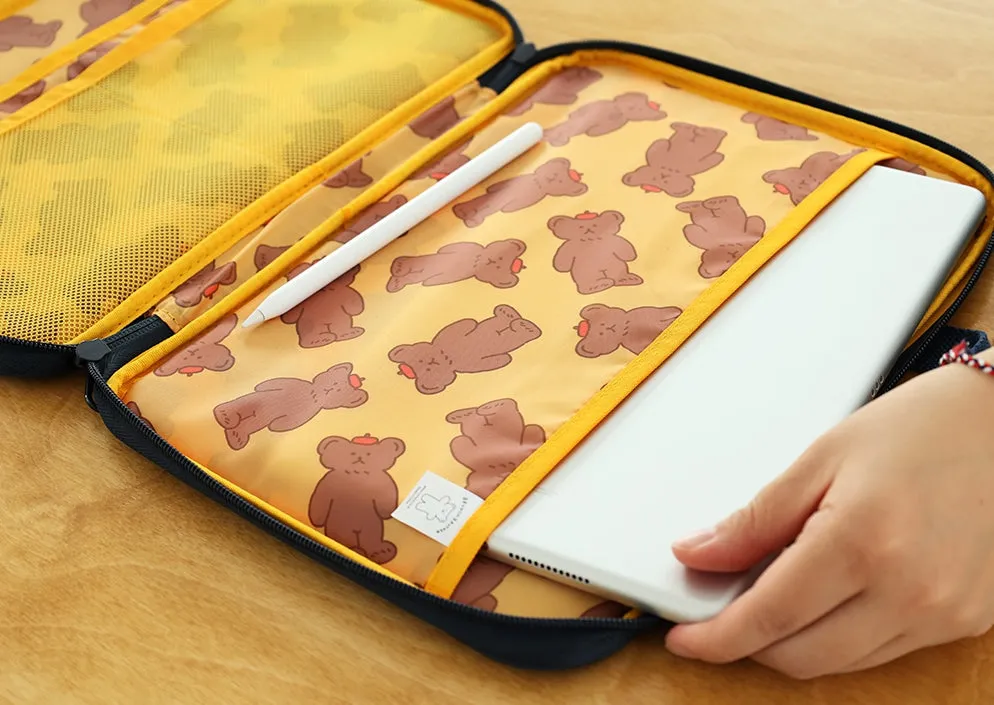 Cute Animal iPad Laptop Sleeves Pouches Square Cases Covers Handbags Briefcases Protections