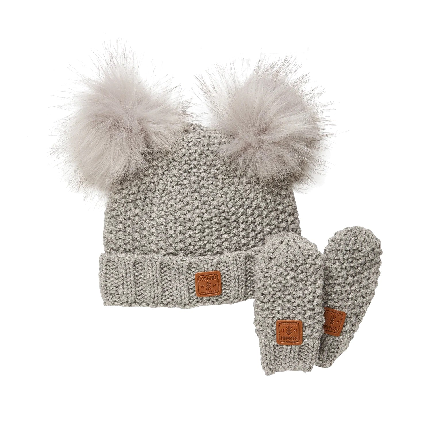 Cute Baby Knit Hat and Gloves Set