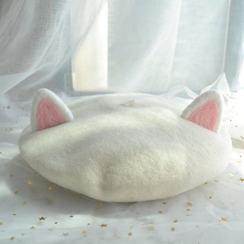 Cute Cat Ear Beret BY51010