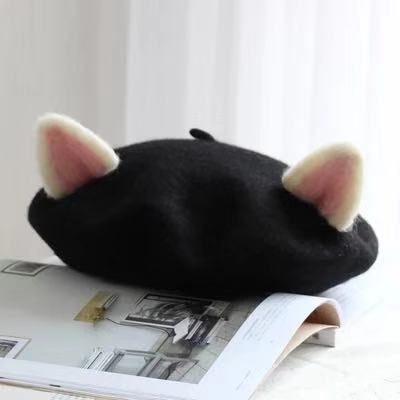 Cute Cat Ear Beret BY51010