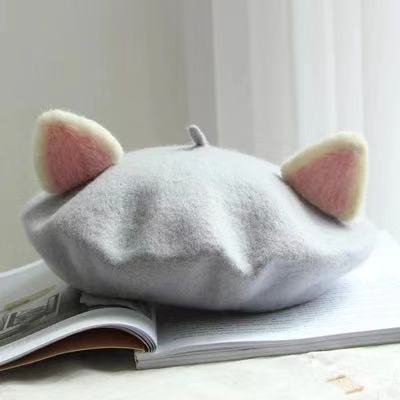 Cute Cat Ear Beret BY51010