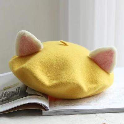 Cute Cat Ear Beret BY51010