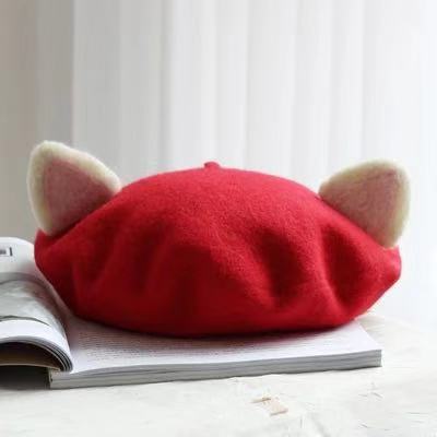 Cute Cat Ear Beret BY51010