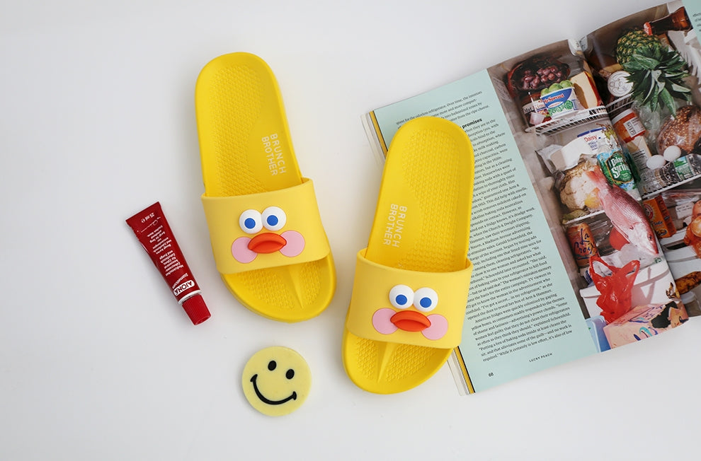 Cute Duck Characters Sandals for Women - Office, School, Home