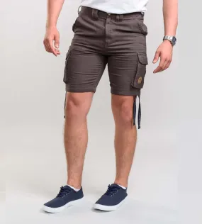 D555 Grey Cargo Shorts for Men (FLETCHER 1)