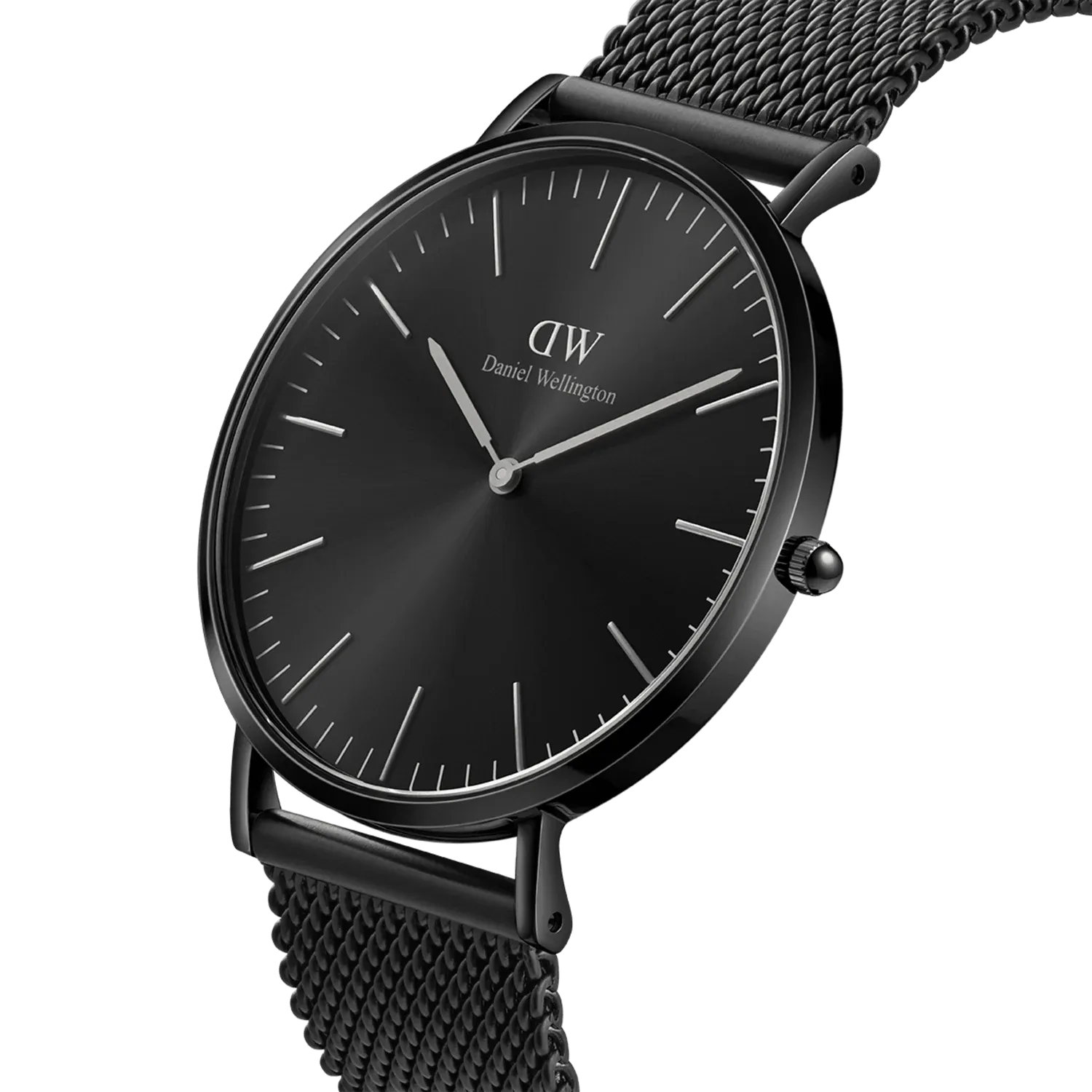 Daniel Wellington Classic Mesh Onyx Watch 40mm