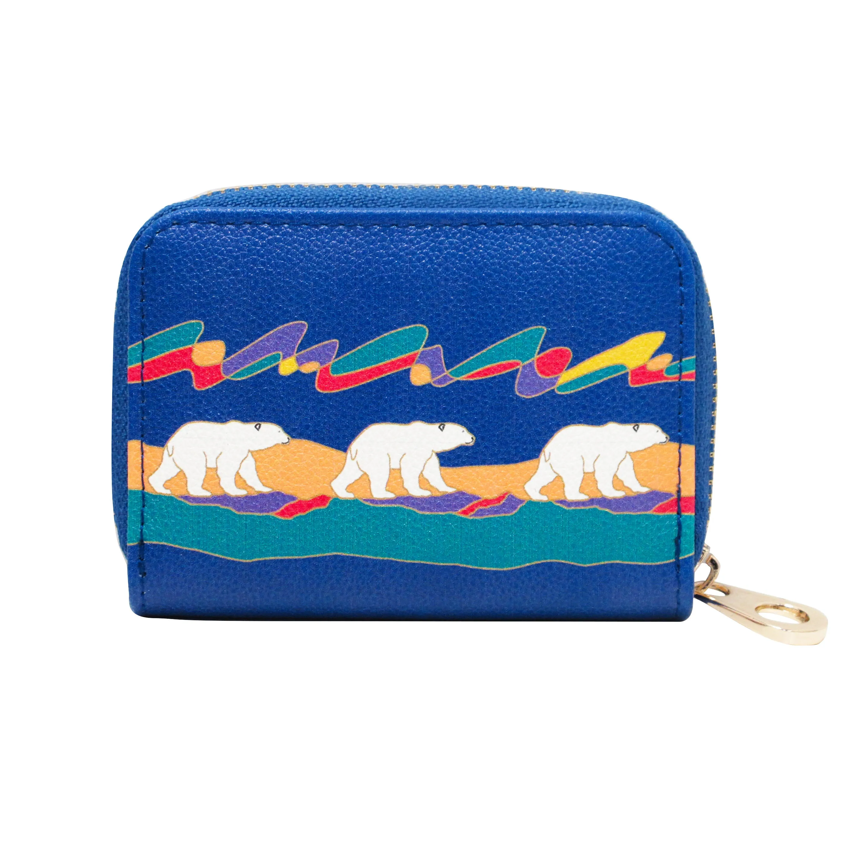 Dawn Oman Polar Bears Card Wallet