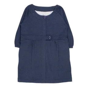 Denim Marl Sweatshirting Orla Kiely Coat