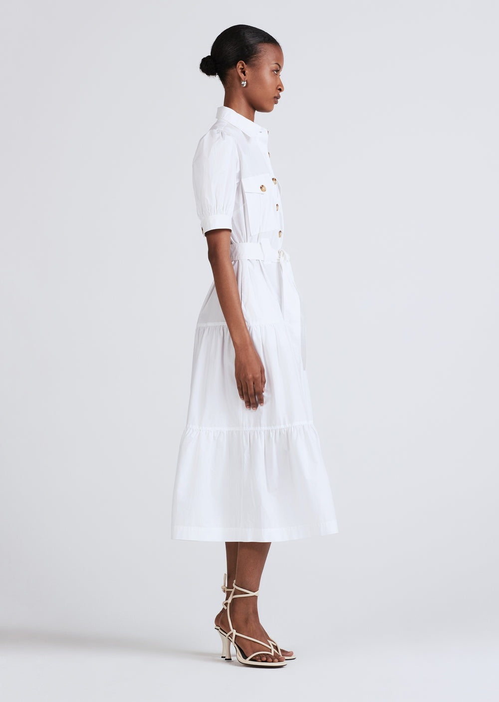 Derek Lam 10 Crosby White Utility Dress