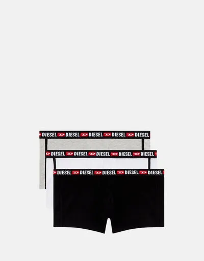 Diesel Boxer Shorts Set - Umbx-Shawnthreepack M - Black