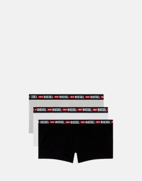 Diesel Boxer Shorts Set - Umbx-Shawnthreepack M - Black