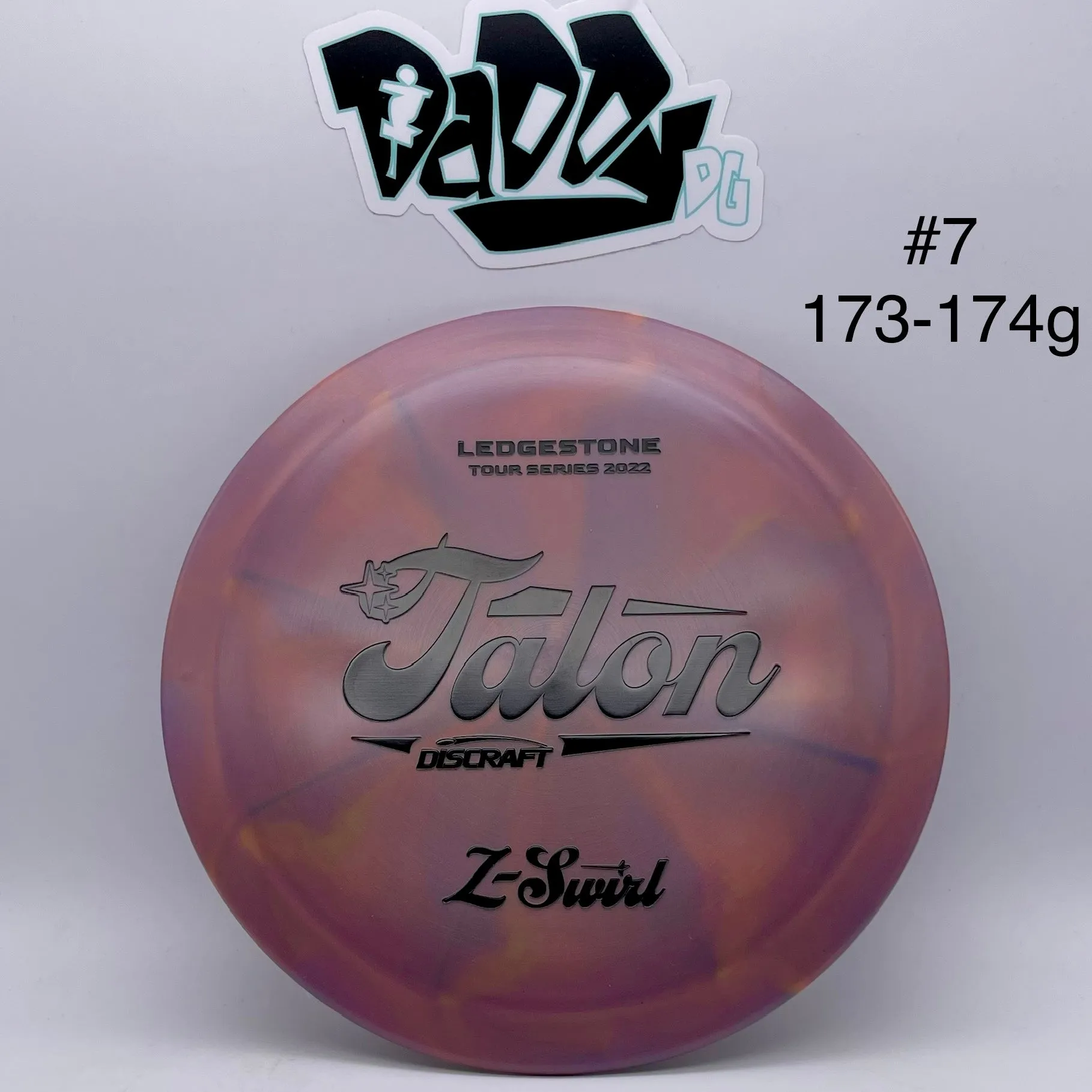 Discraft Z Swirl 2022 Ledgestone Tour Series Talon Control Driver