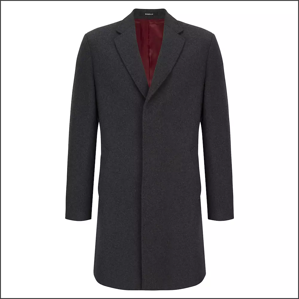 Douglas Dark Grey Bremner Tailored Coat