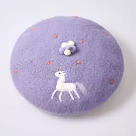 Dream Horse Purple Beret - BY51036