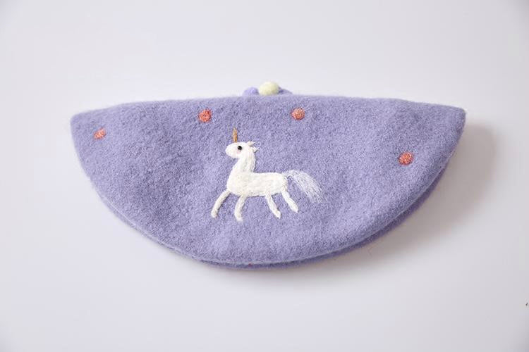 Dream Horse Purple Beret - BY51036