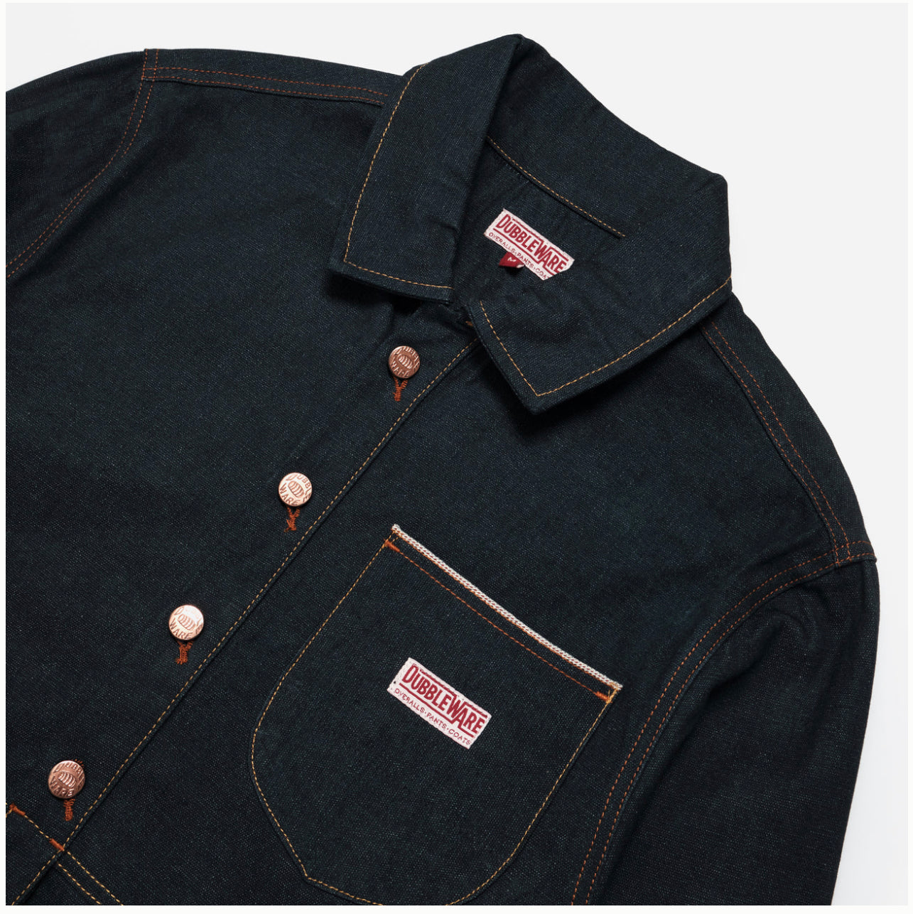 DUBBLEWARE Denim Pullover Shirt | Selvedge | Made In UK