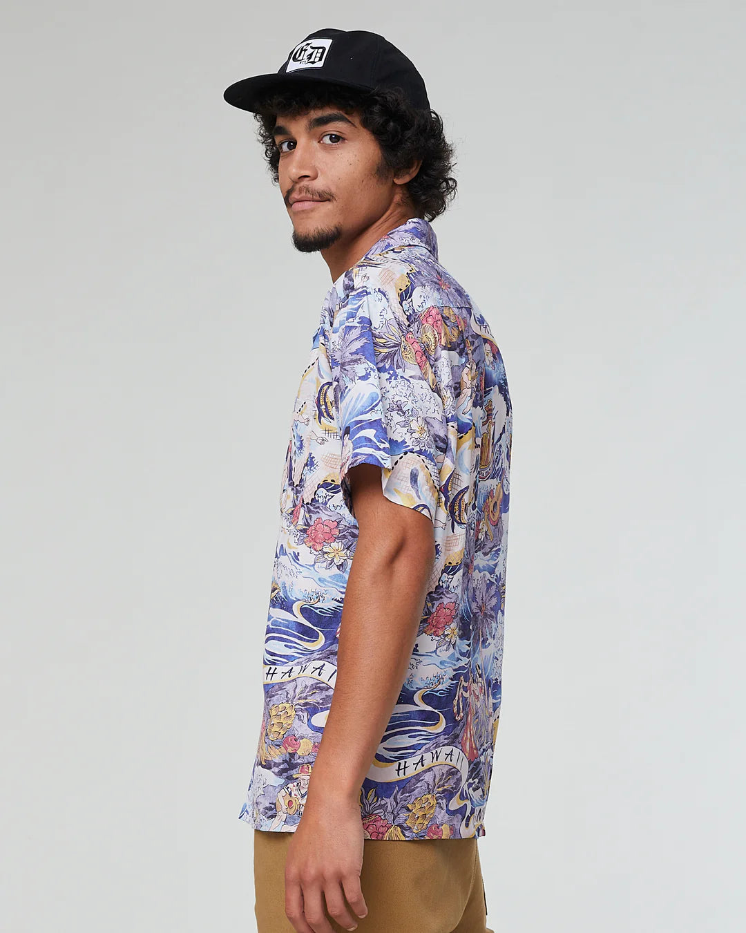 EAT DUST Japanese Mahala Aloha Shirt in Rayon