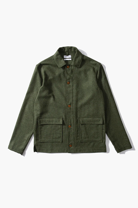 Edmmond Studios Khaki Felt Overshirt