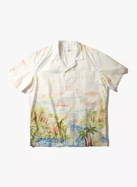 Edmmond Studios Summer Watercolor Print Short Sleeve Shirt