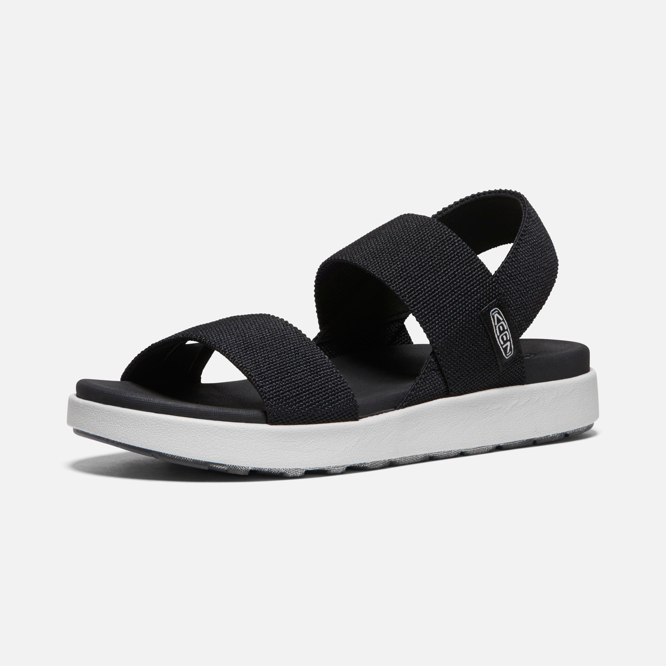 Elle Backstrap Black Women's Sandals