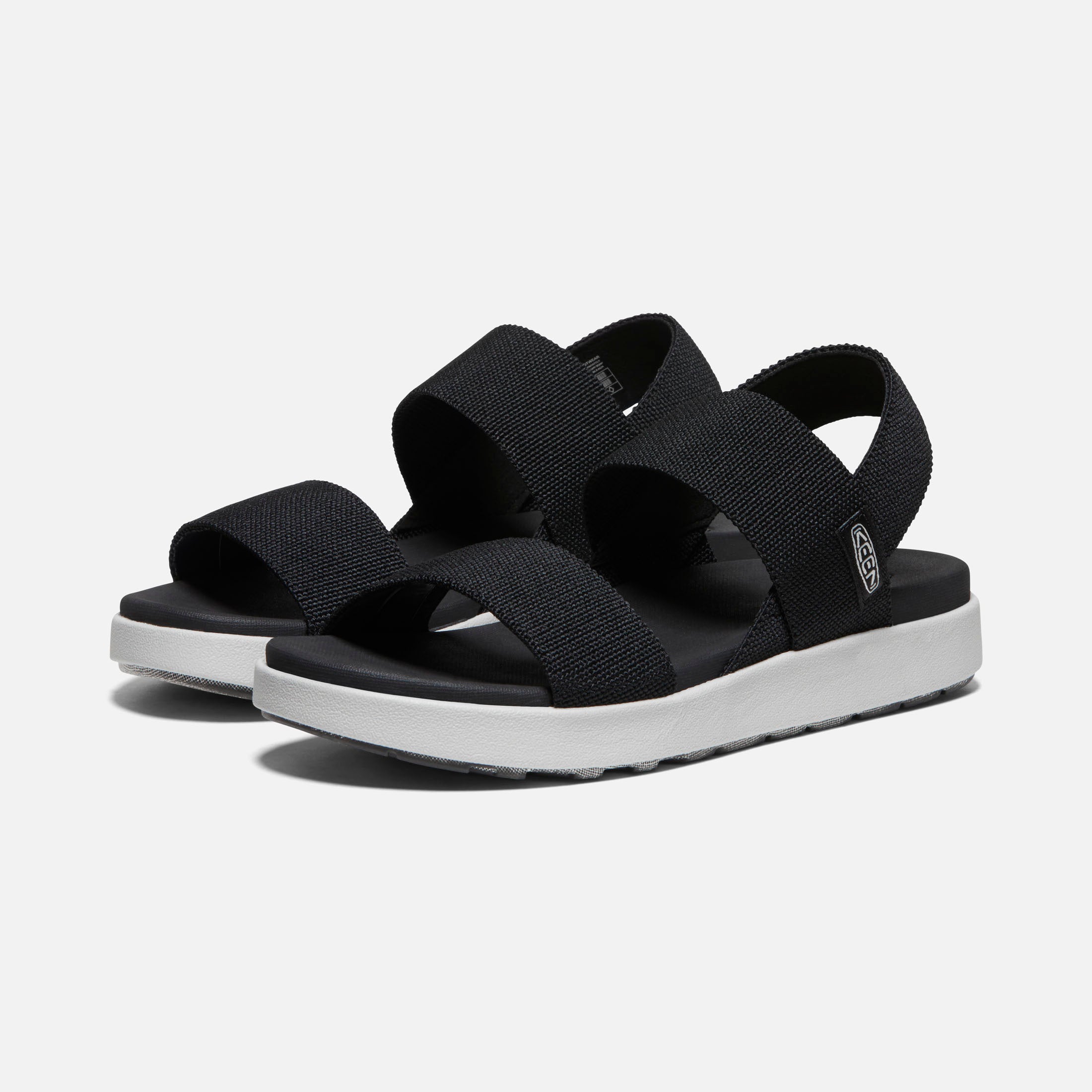 Elle Backstrap Black Women's Sandals