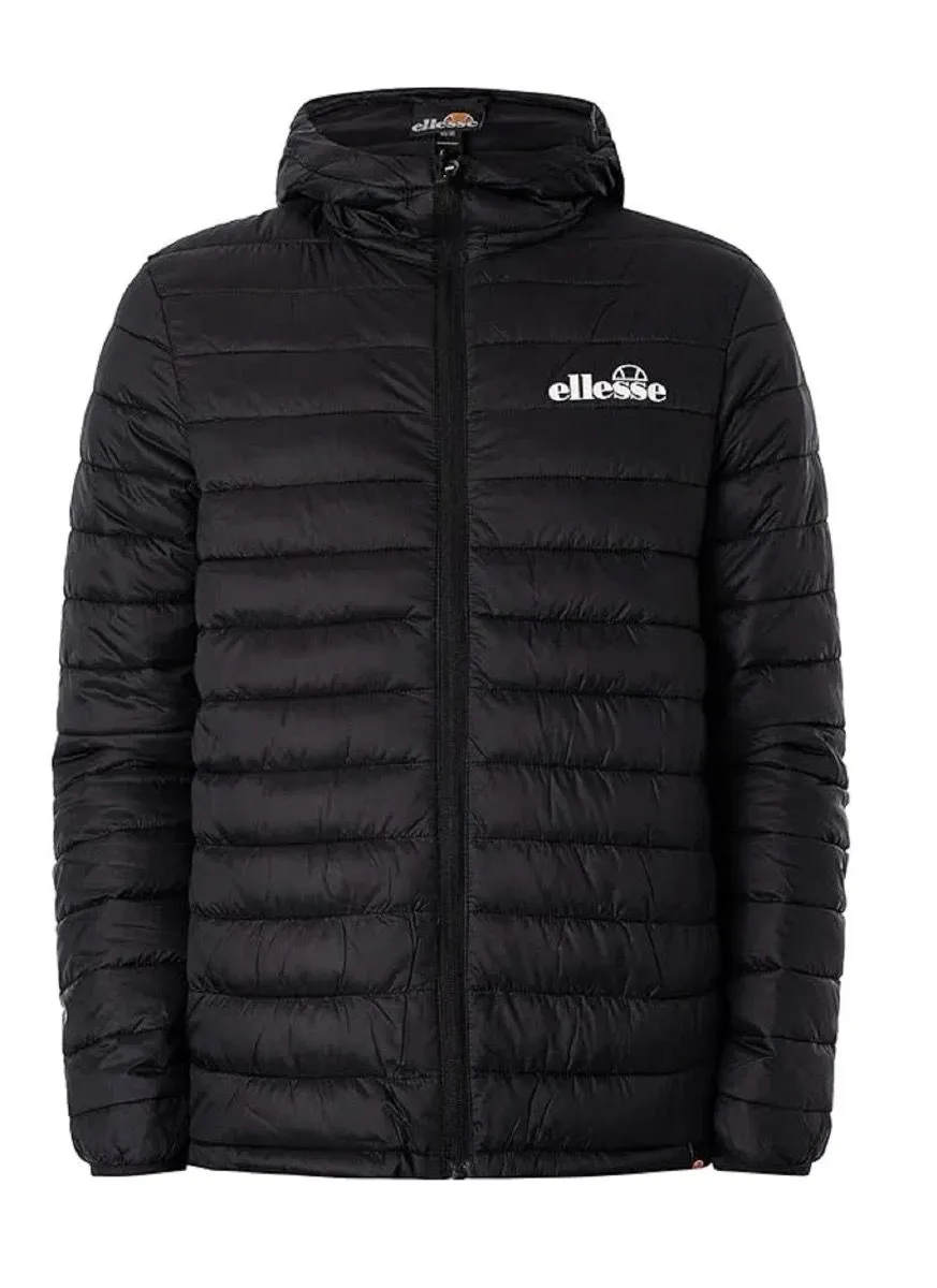 Ellesse Hooded Mazzini Puffer Jacket Black