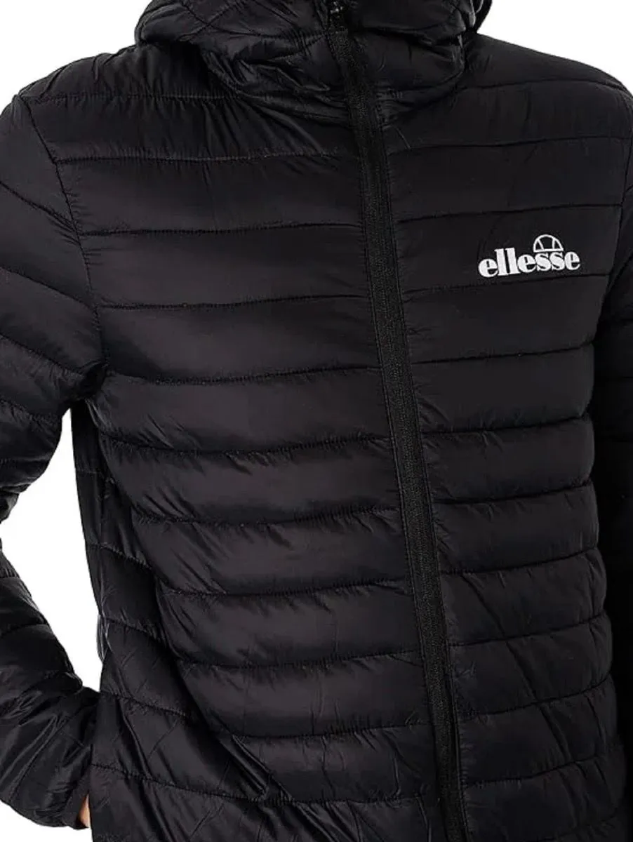 Ellesse Hooded Mazzini Puffer Jacket Black