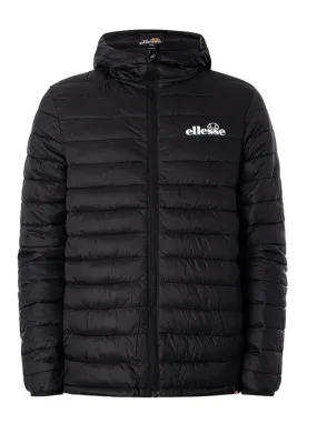 Ellesse Hooded Mazzini Puffer Jacket Black