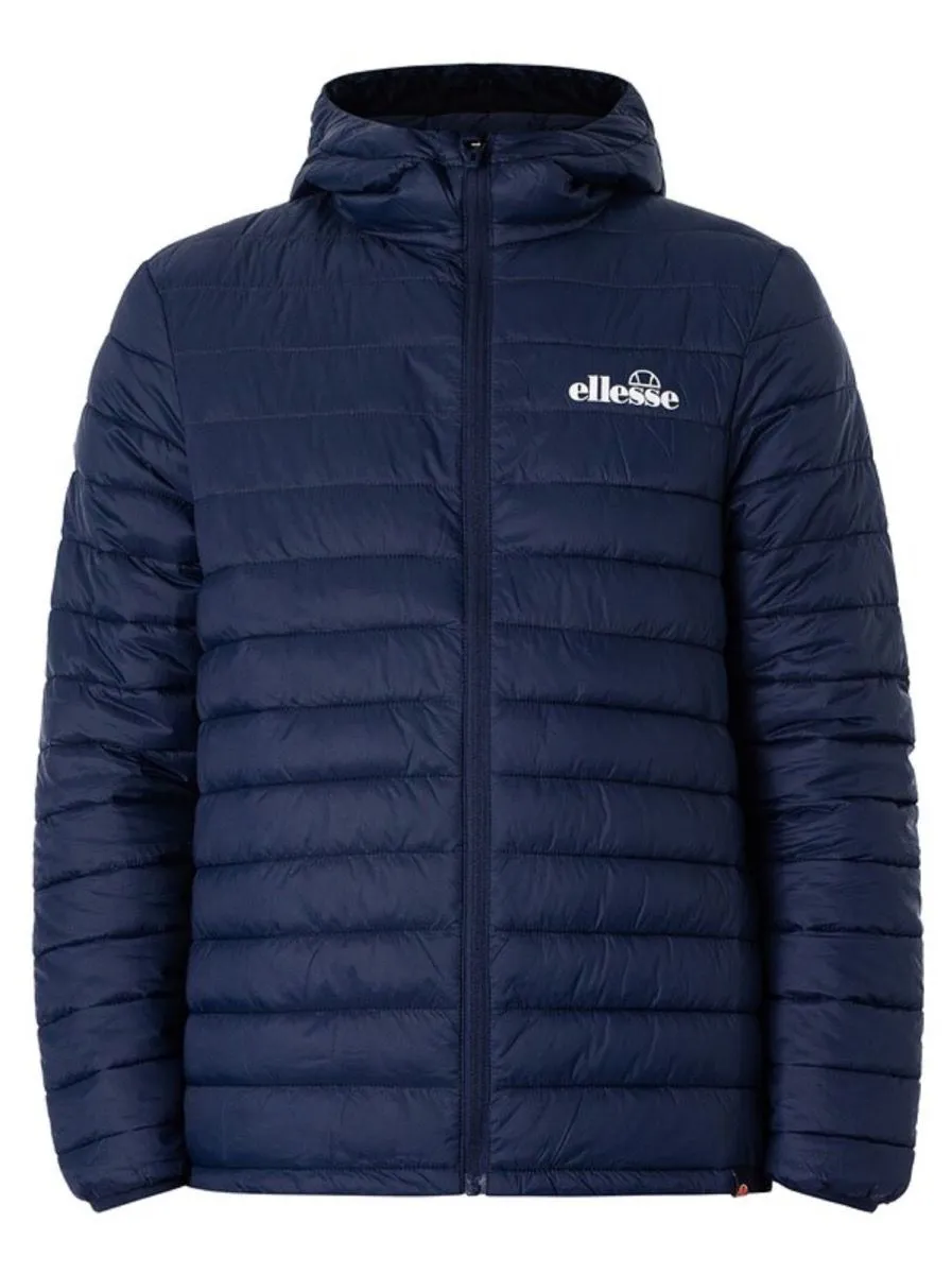 Ellesse Hooded Mazzini Puffer Jacket Navy