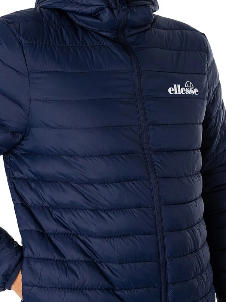 Ellesse Hooded Mazzini Puffer Jacket Navy