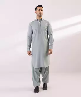 Embroidered Suit for Easy Care and Maintenance