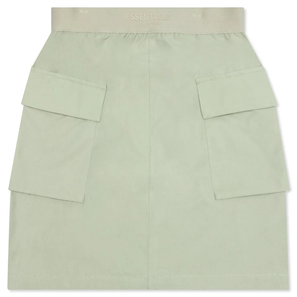 Essentials Cargo Skirt for Women - Seafoam