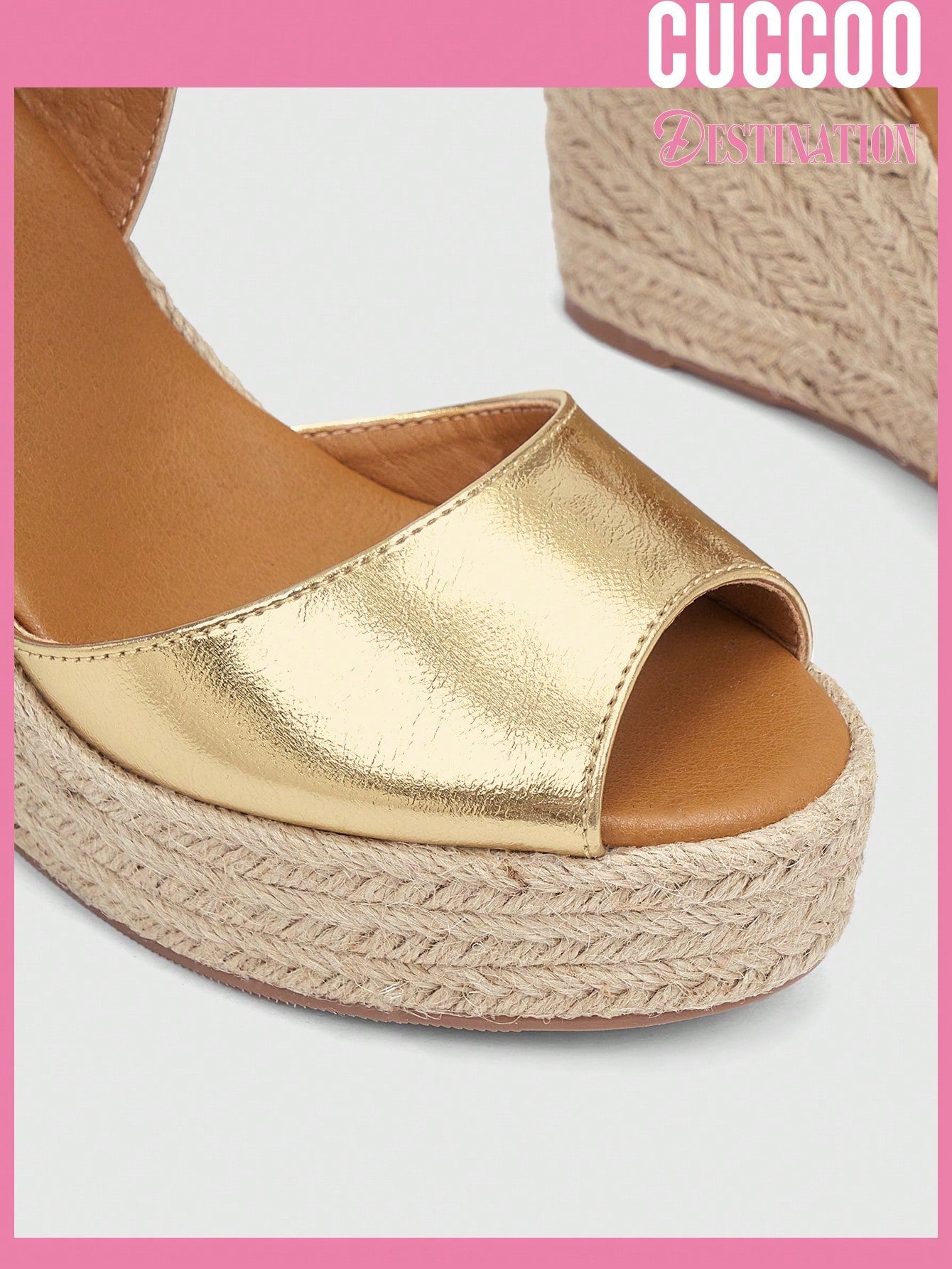 Fashionable espadrille wedge sandals for women for spring and summer