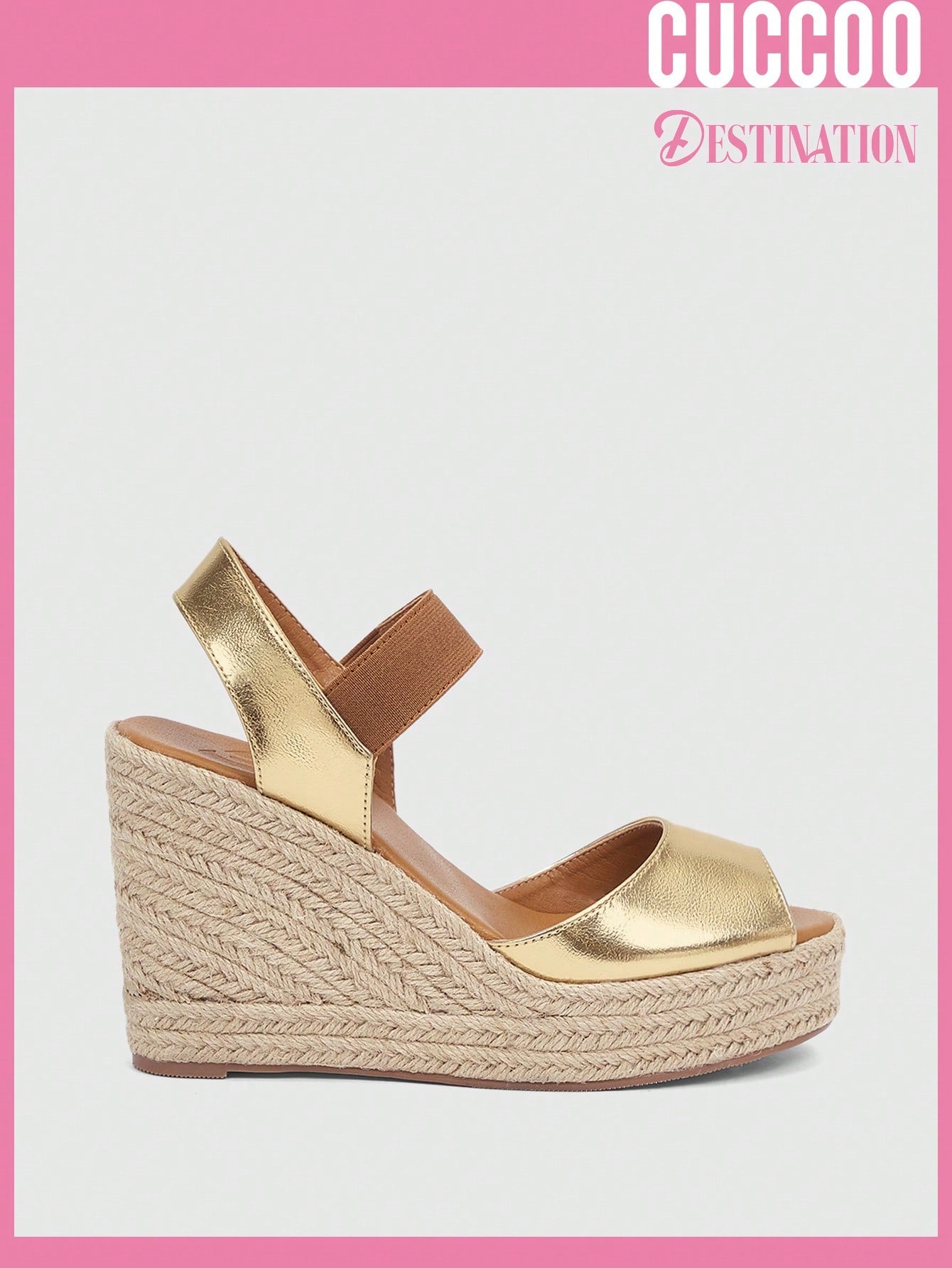 Fashionable espadrille wedge sandals for women for spring and summer