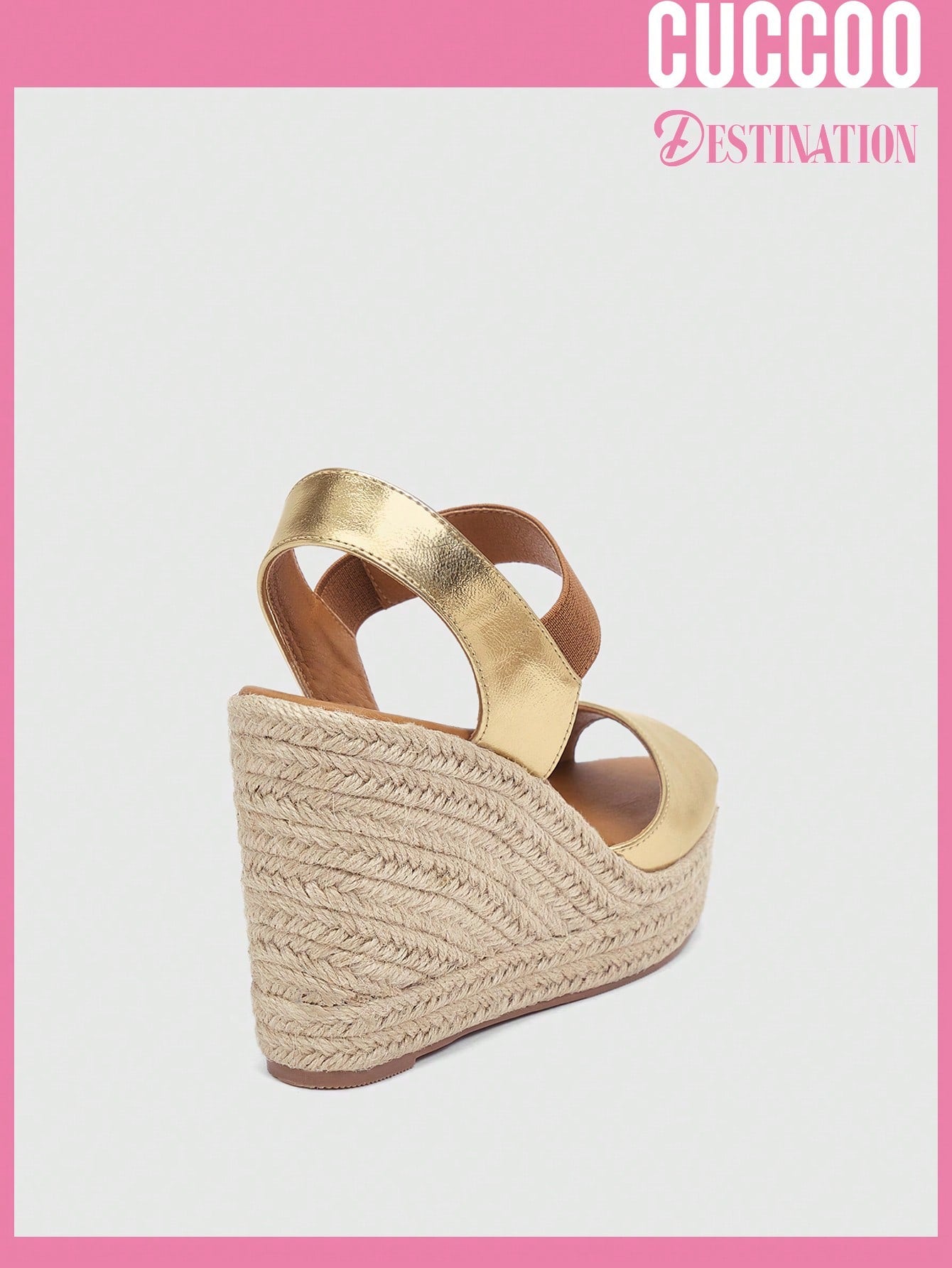 Fashionable espadrille wedge sandals for women for spring and summer