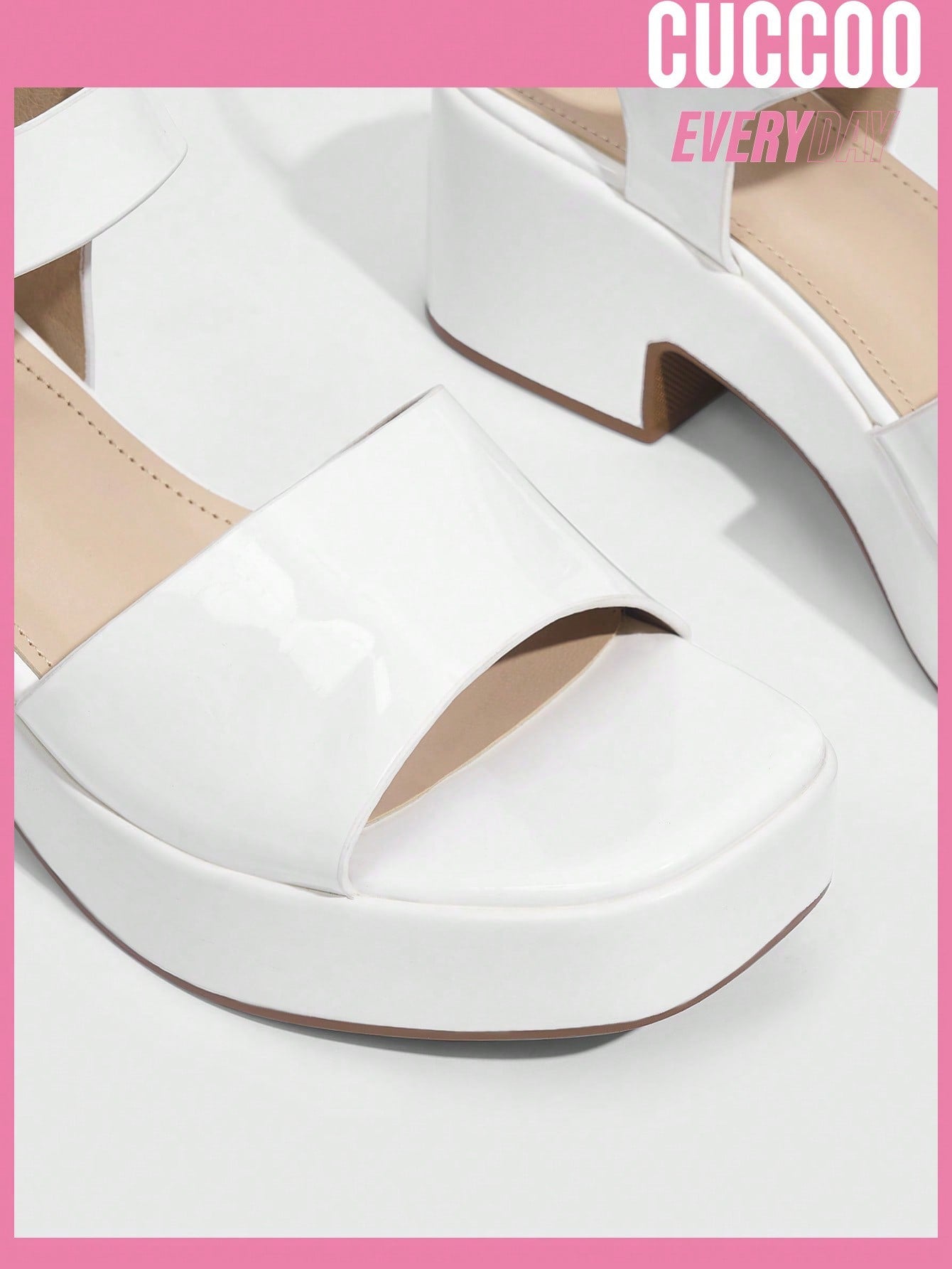 Fashionable Square Toe Slingback Sandals with Rhinestone Buckle, Lightweight for Spring and Summer Commuting.