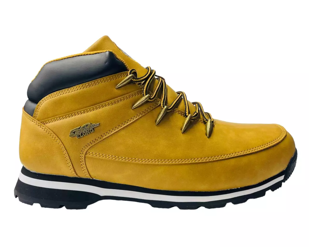 Faux Leather Hiking Boots for Men