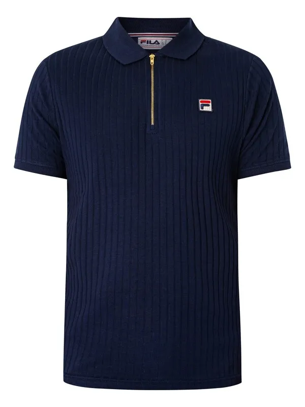 Fila Pannuci Slim Polo Shirt - Peacoat