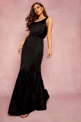 Fishtail Maxi Dress with Corset Detail