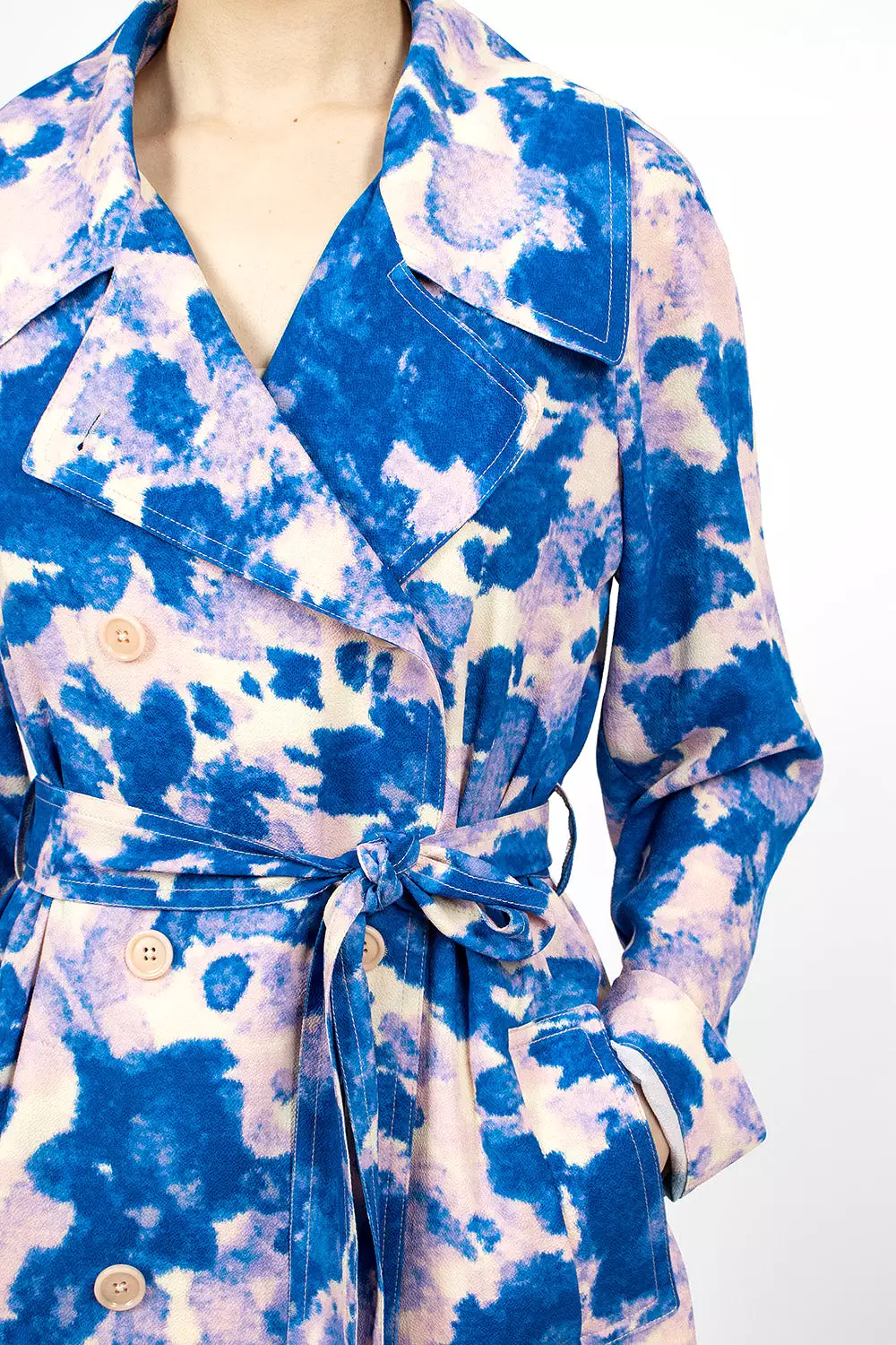 Floral Print Coat