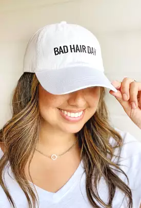 Friday Saturday Bad Hair Day Baseball Cap