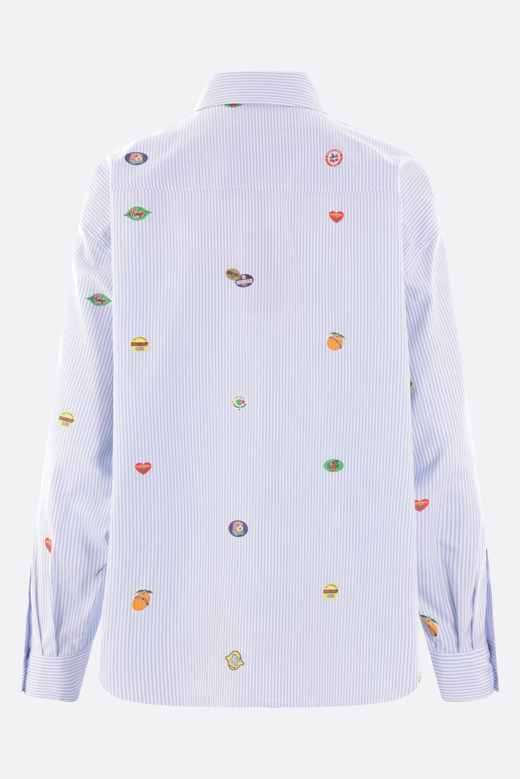 Fruit Stickers cotton shirt