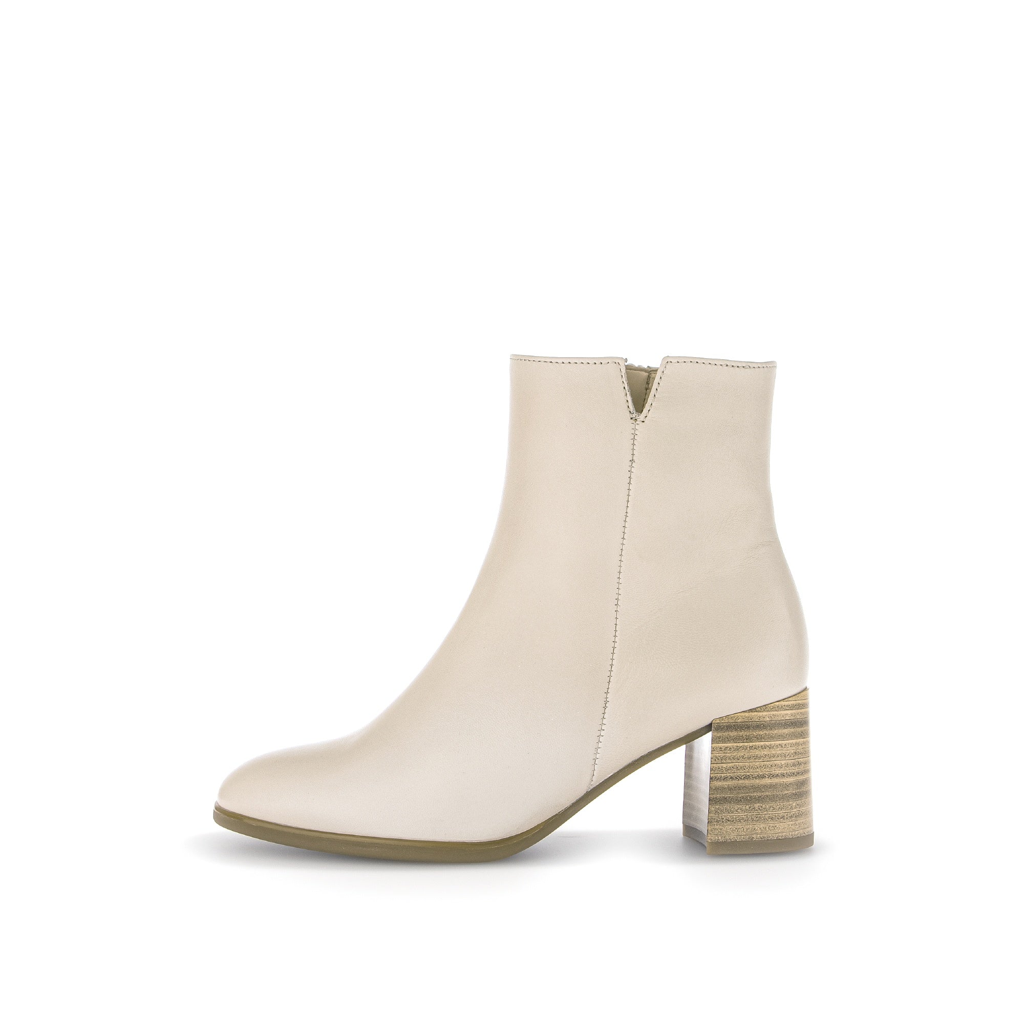 Gabor Cream Leather Boots