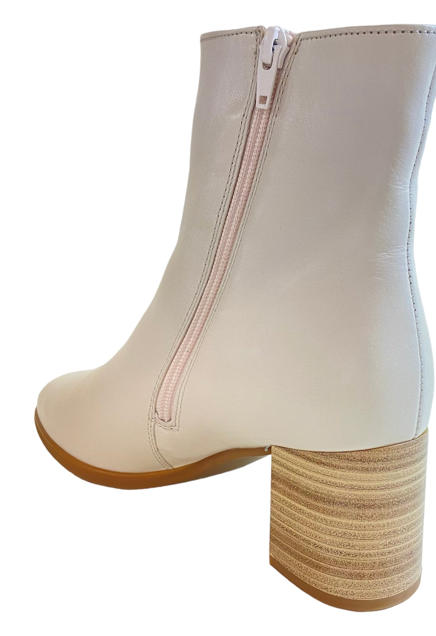 Gabor Cream Leather Boots