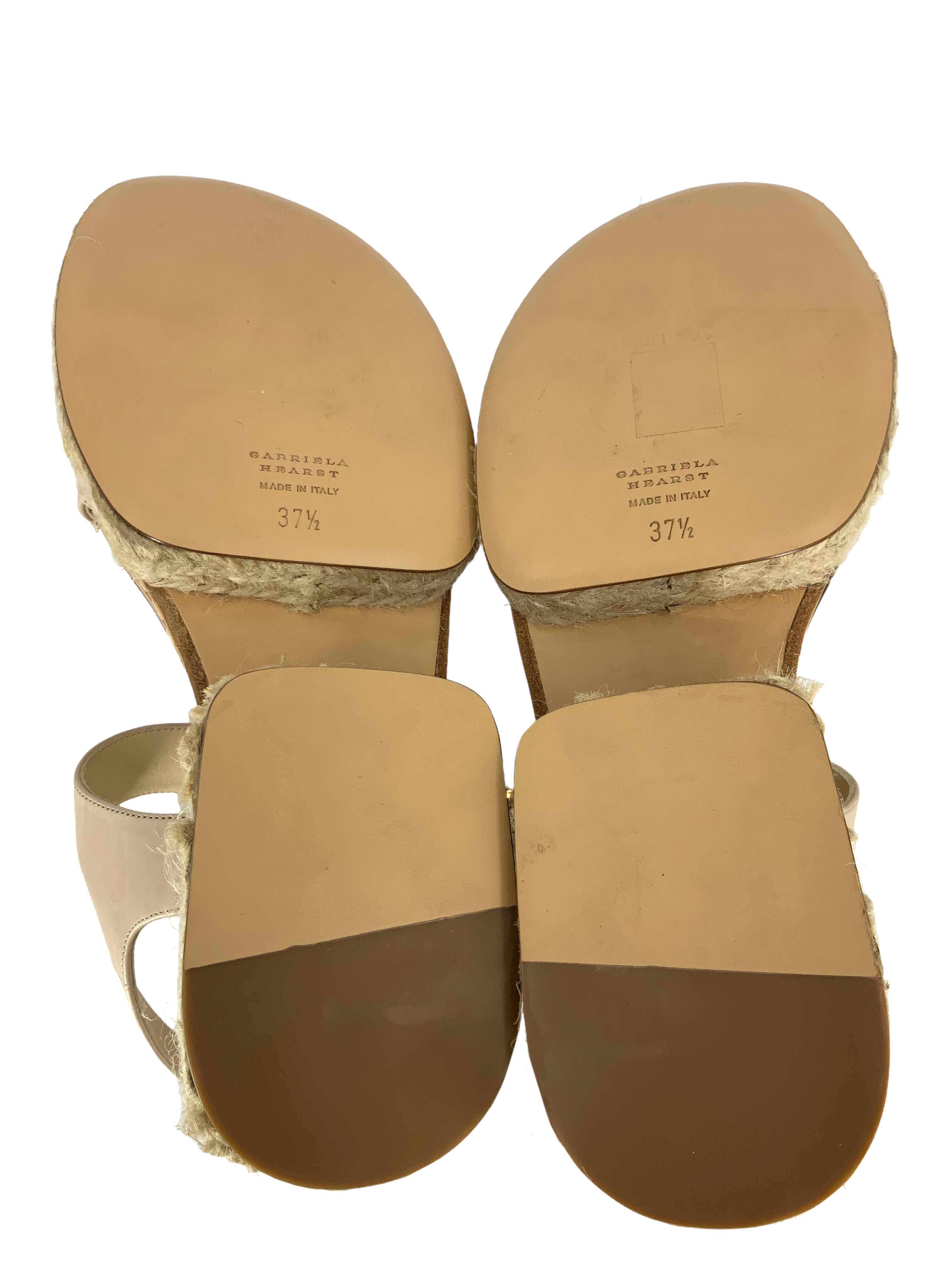 Gabriela Hearst Ryka Size 7.5 Calfskin Ankle-Strap Sandals