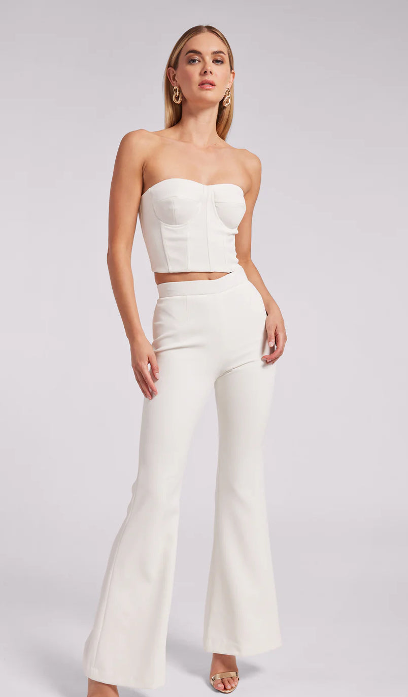 Generation Love Elaia Crepe Bustier White - Buy Online | Shop Now