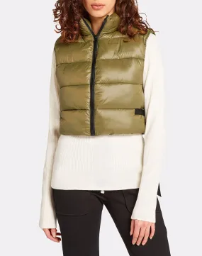 Quilted Cropped Vest