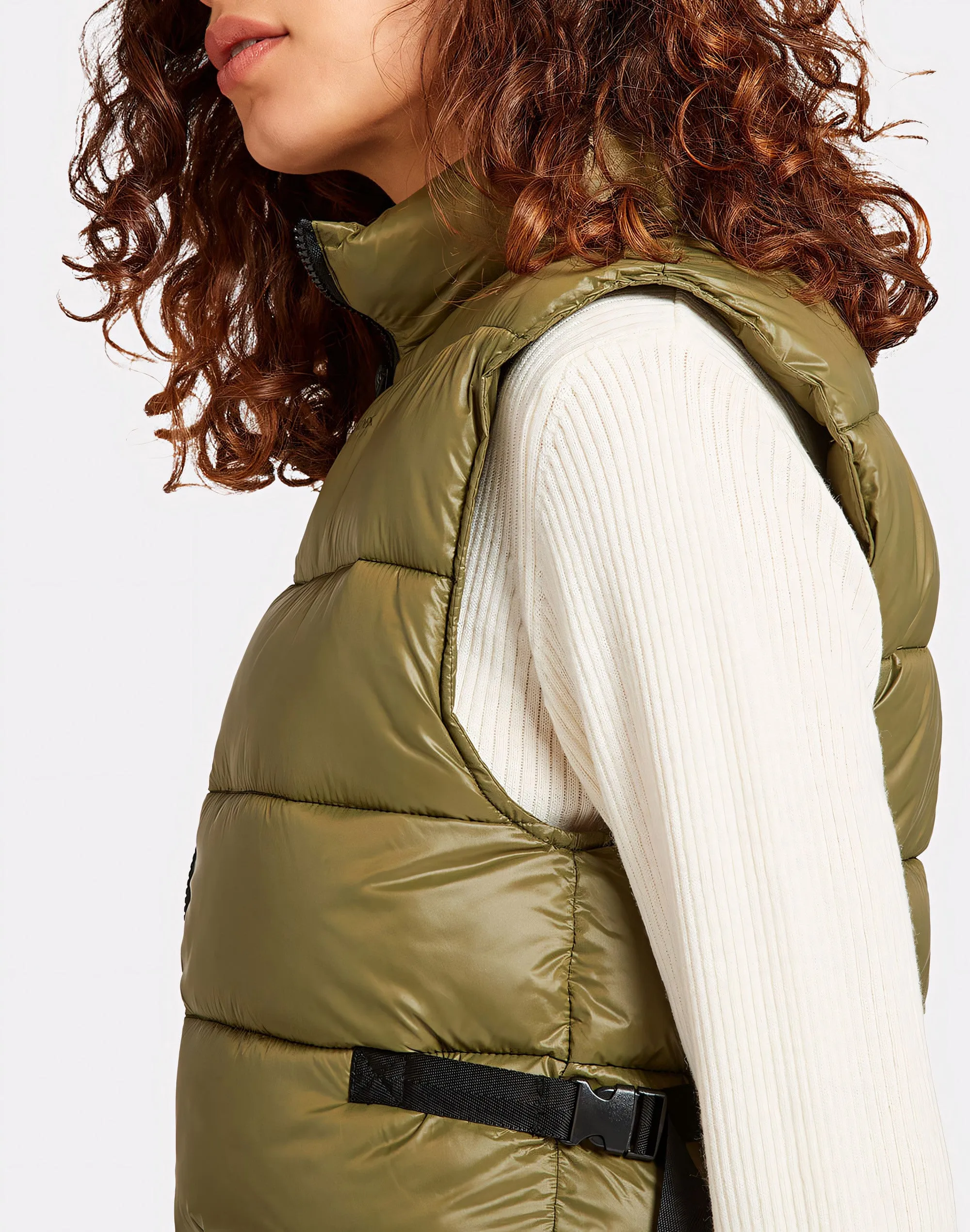 Quilted Cropped Vest