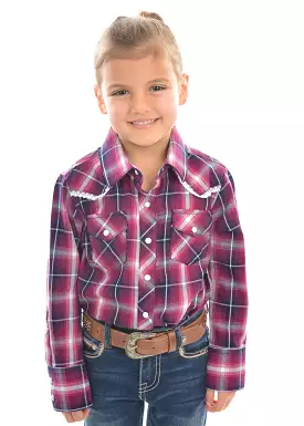 Girl's Western Miley Frill Long Sleeve Shirt